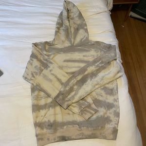 Talentless tiger wash grey and cream hoodie NOWT